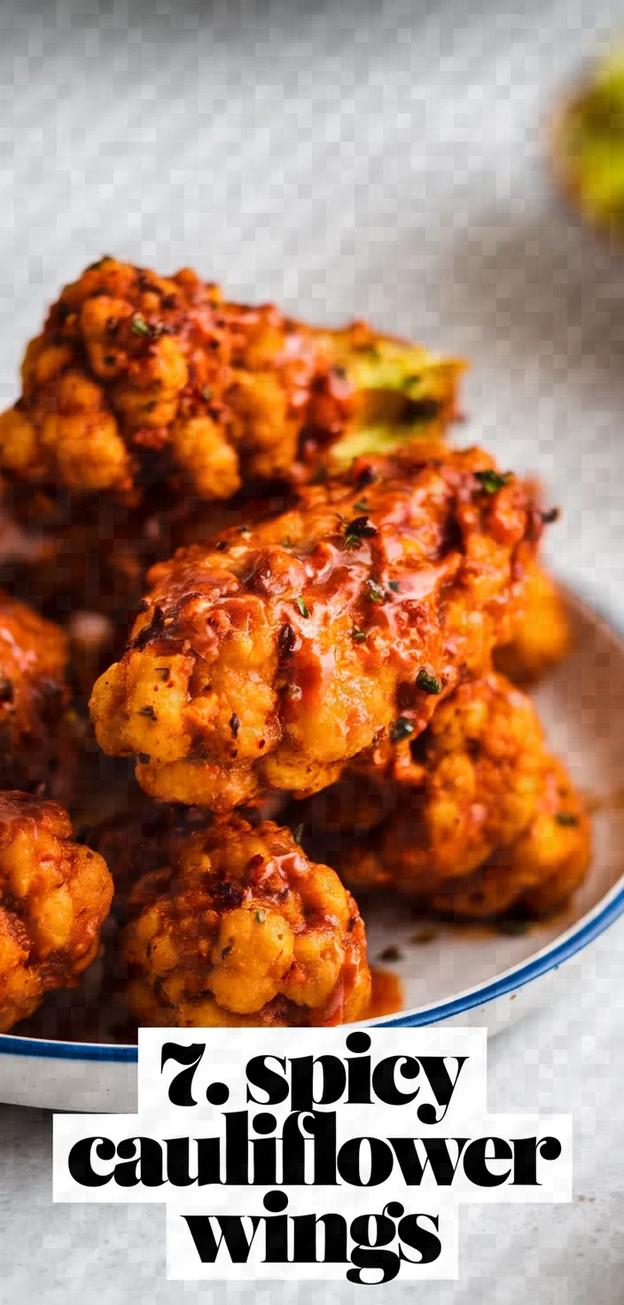 7. Spicy Cauliflower Wings