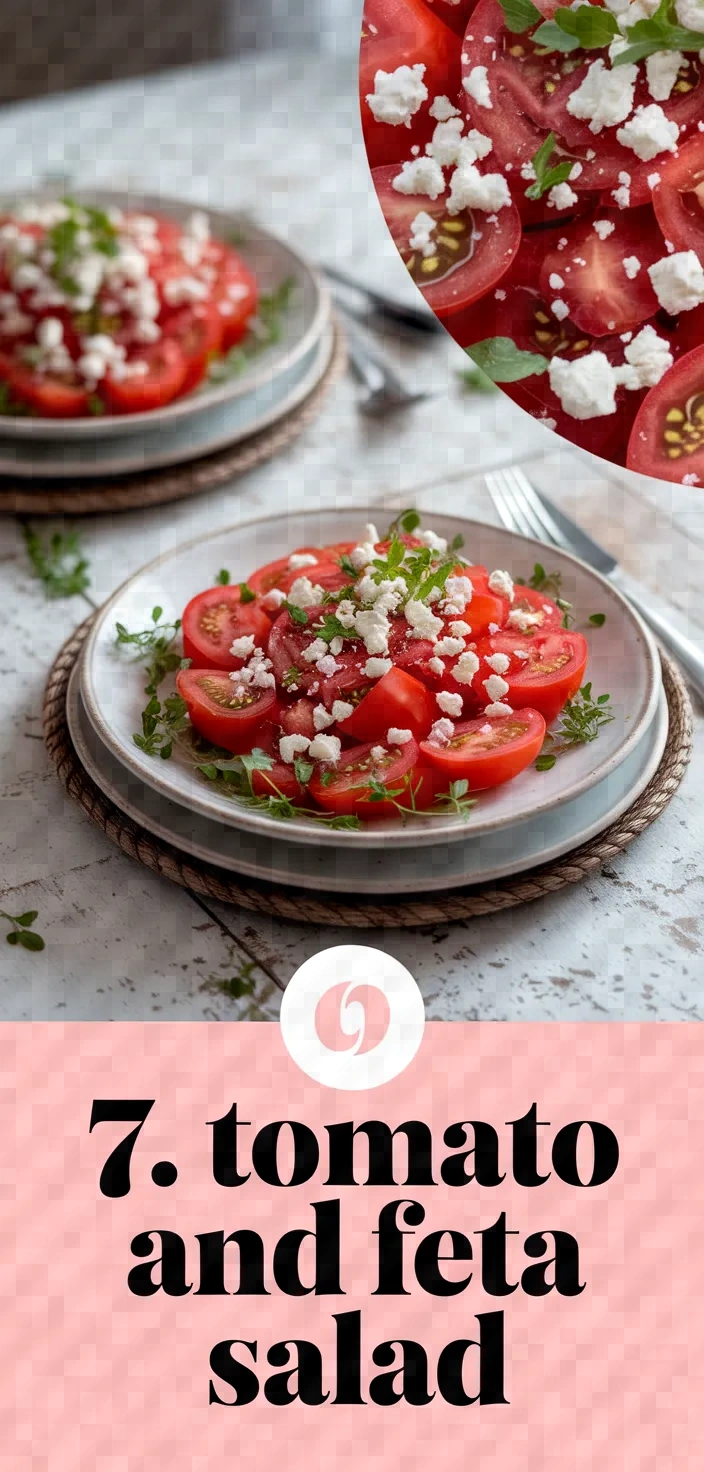 7. Tomato and Feta Salad