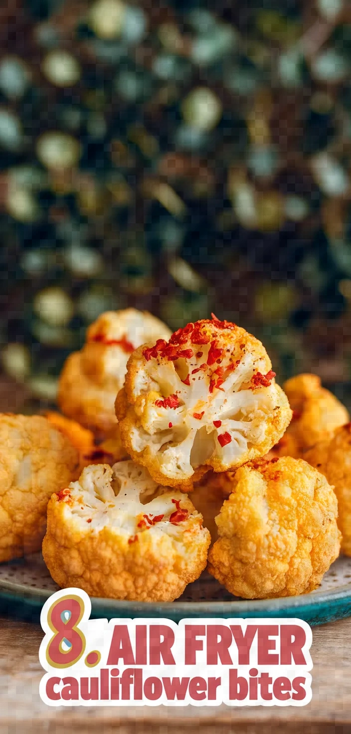 8. Air Fryer Cauliflower Bites