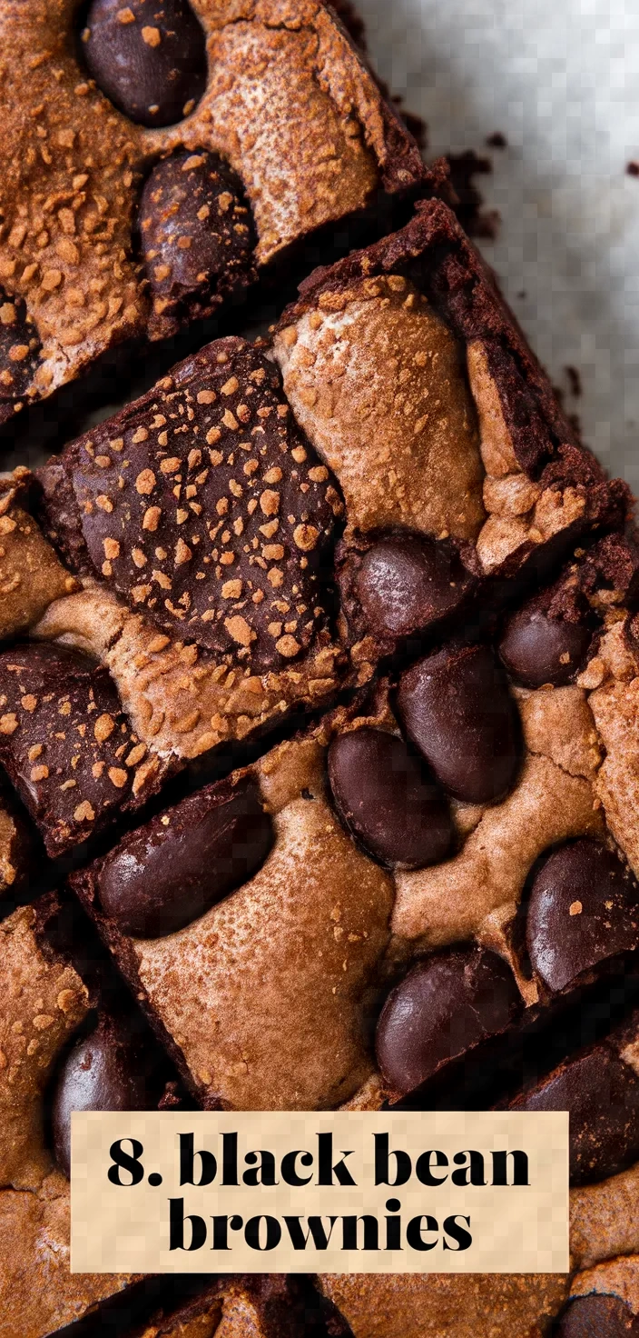 8. Black Bean Brownies