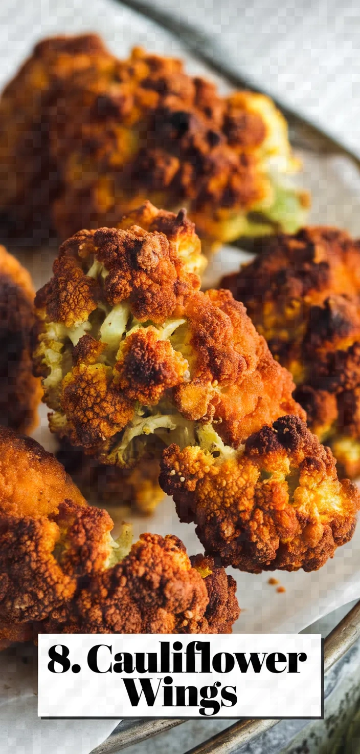 8. Cauliflower Wings