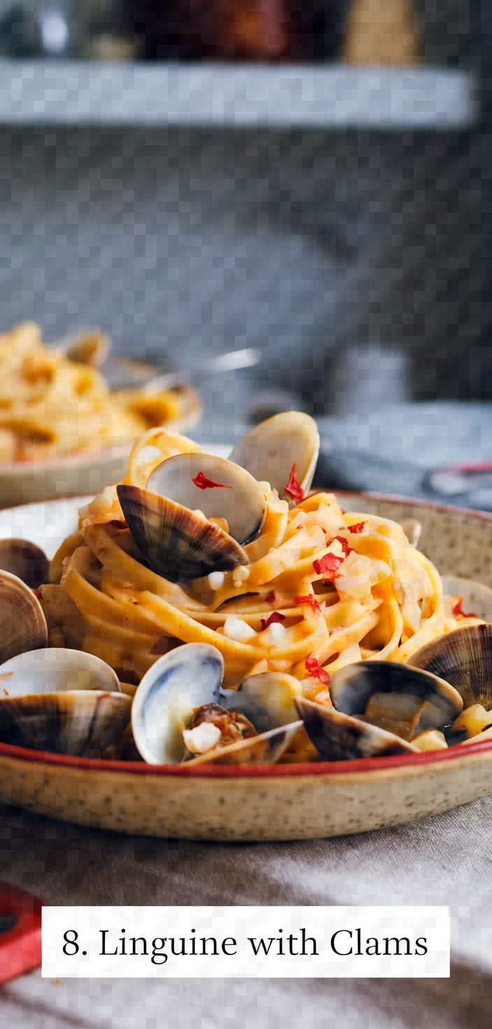 8. Linguine with Clams