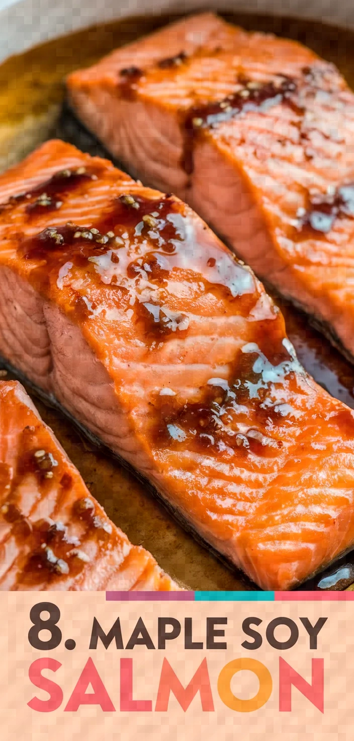 8. Maple Soy Salmon