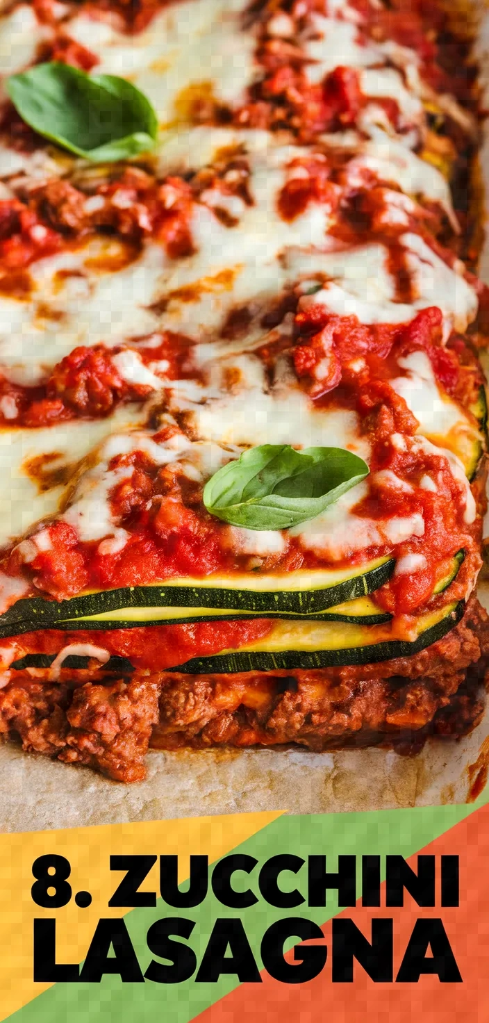 8. Zucchini Lasagna