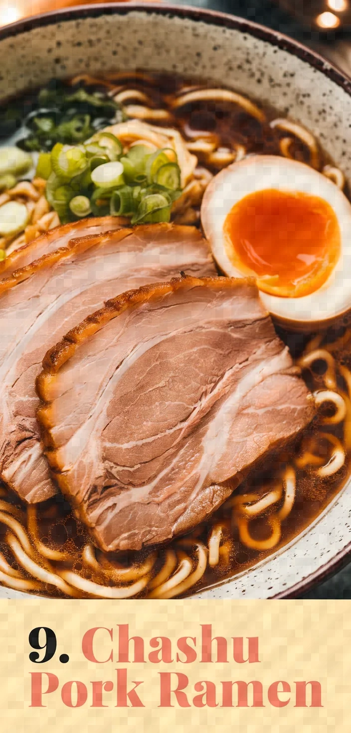 9. Chashu Pork Ramen