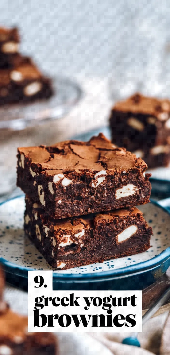 9. Greek Yogurt Brownies