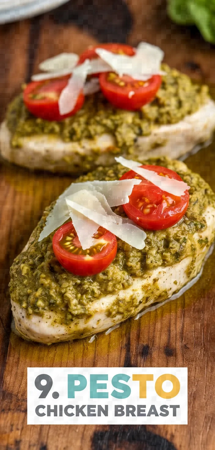 9. Pesto Chicken Breast