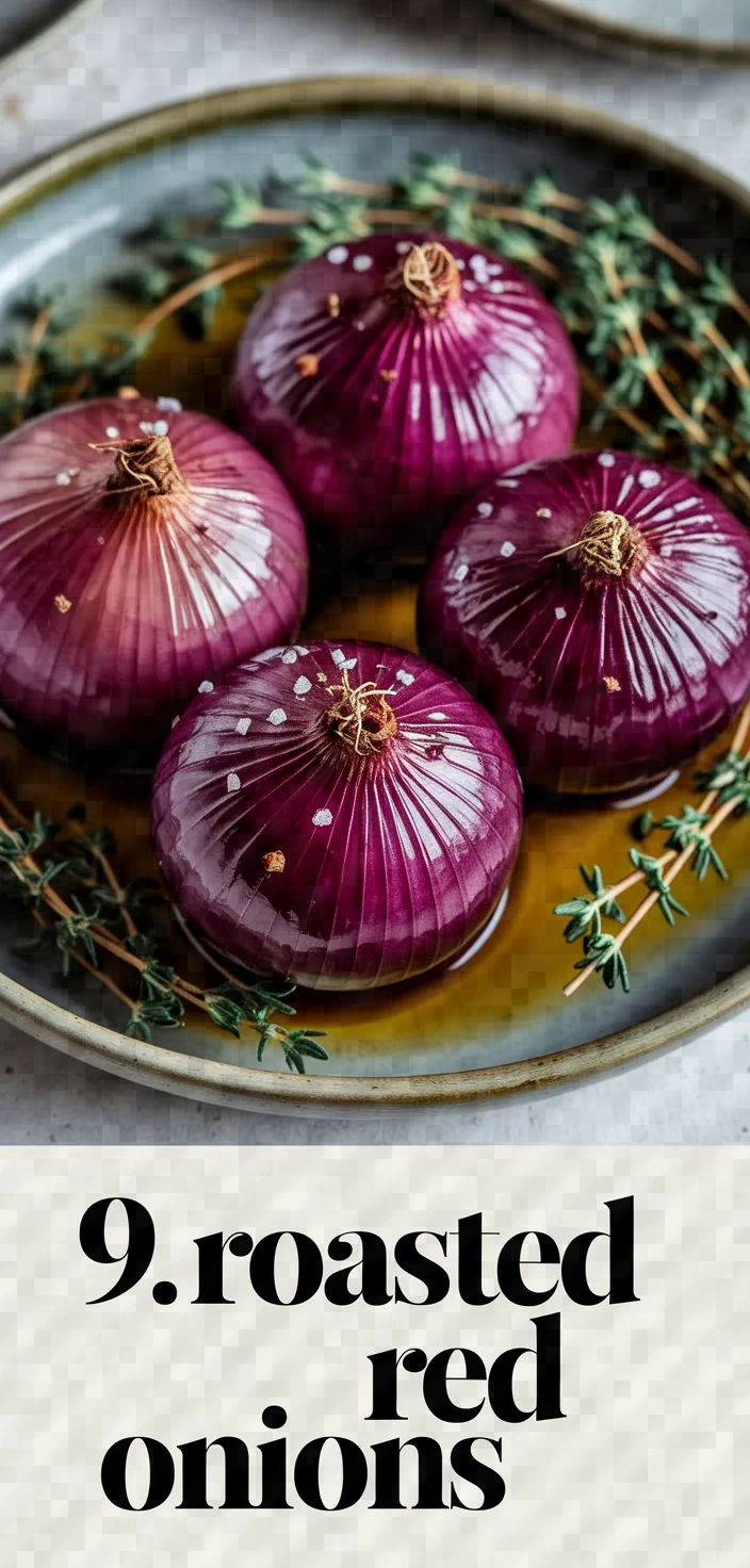 9. Roasted Red Onions