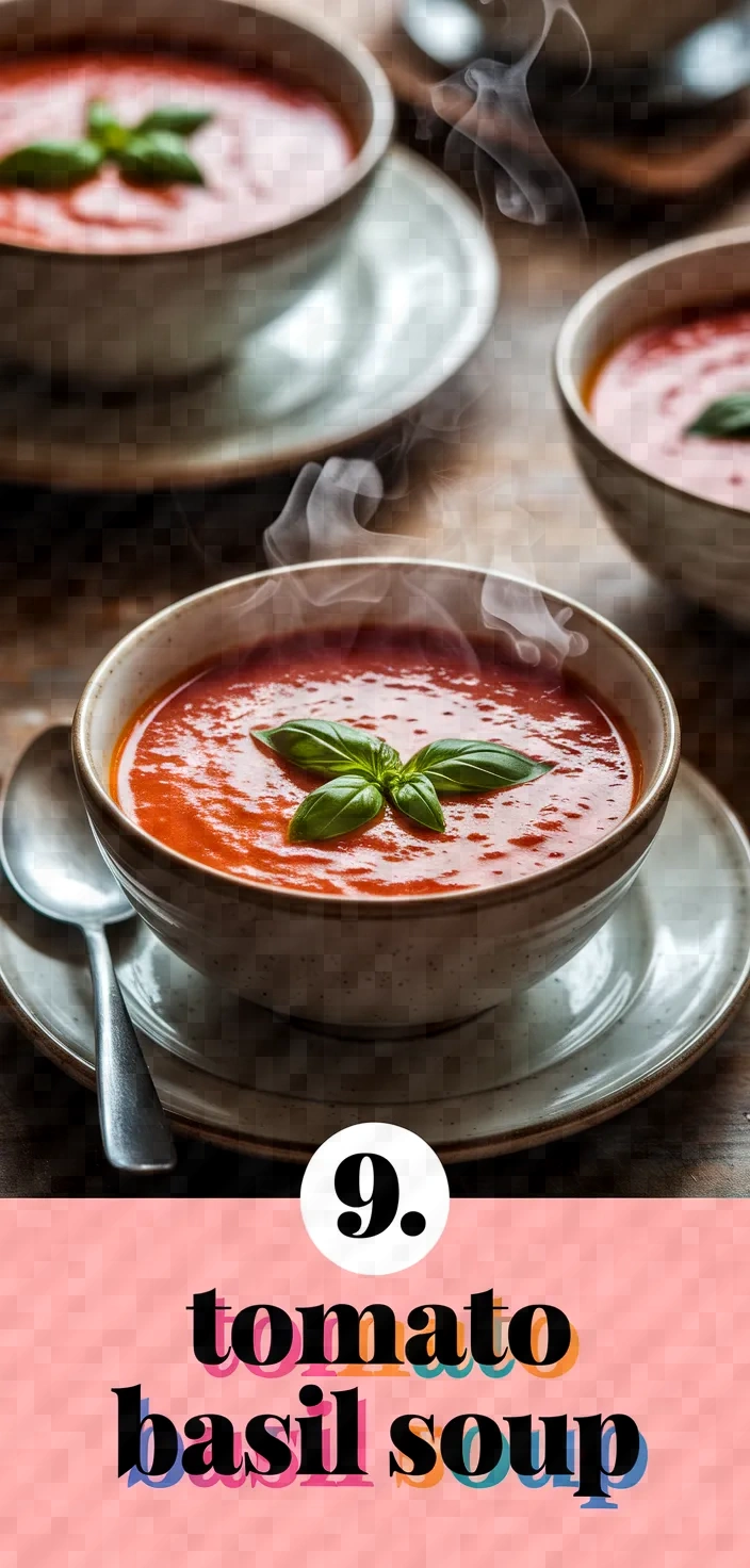 9. Tomato Basil Soup