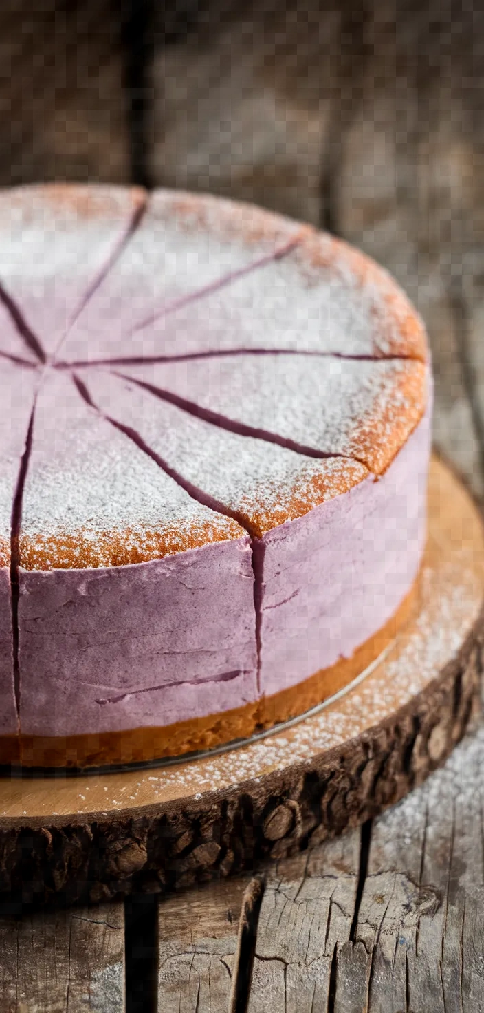 9. Ube Cheesecake