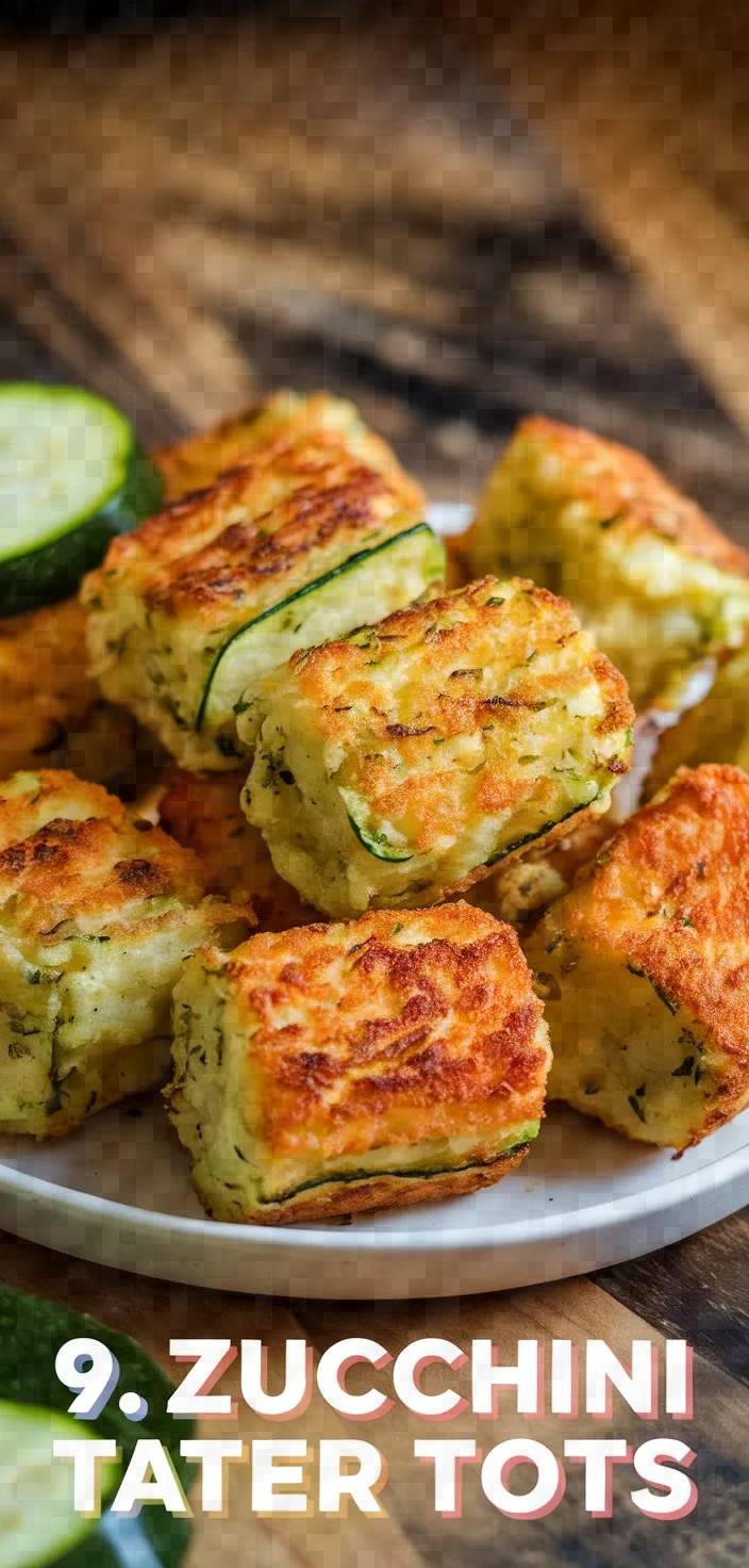 9. Zucchini Tater Tots