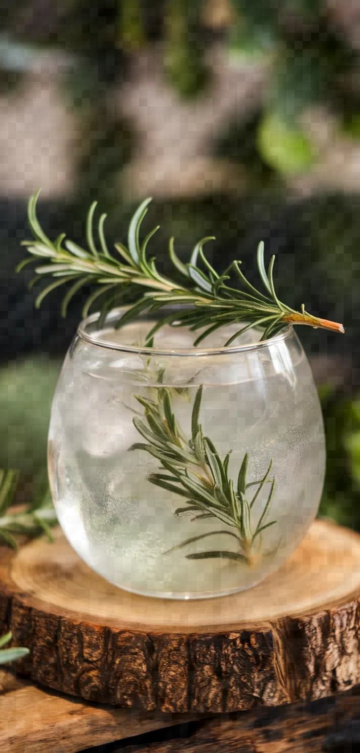 12. Smoked Rosemary Gin and Tonic
