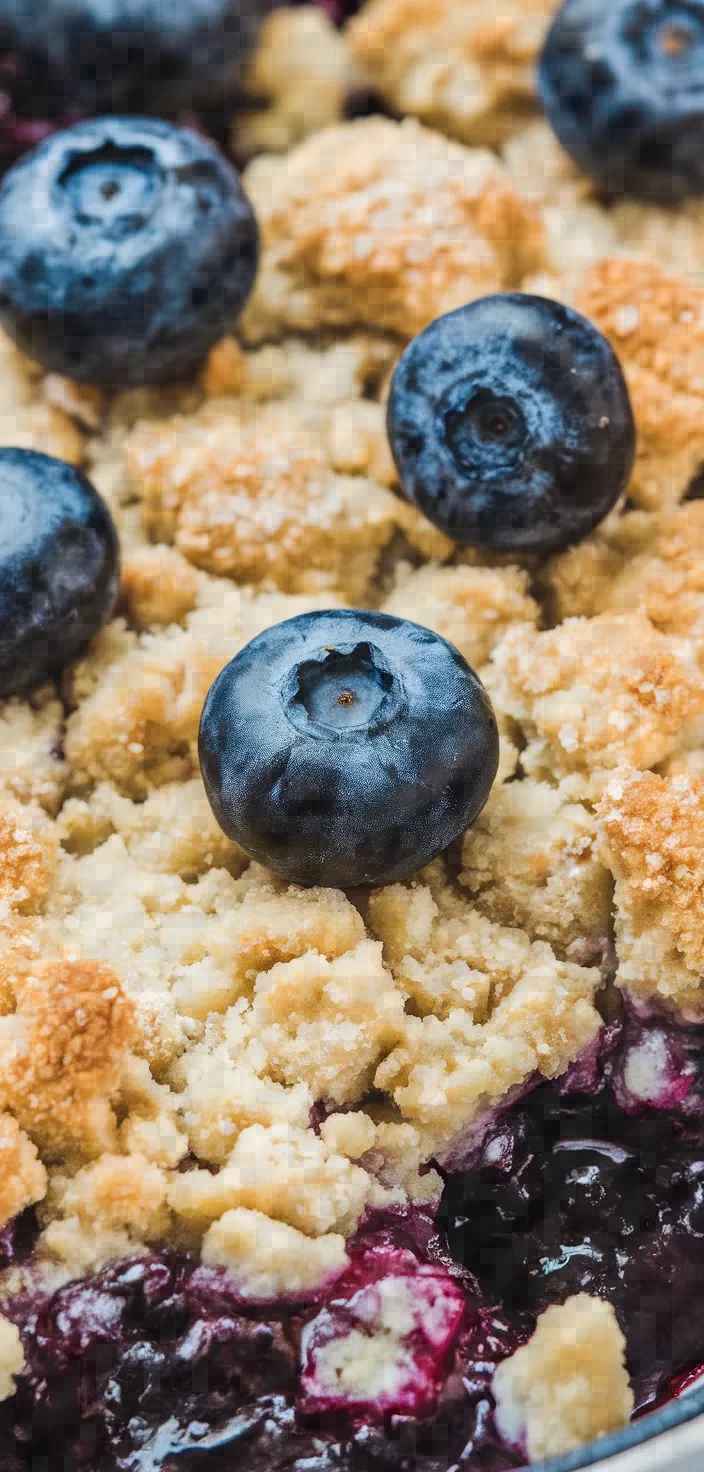 13. Blueberry Crumble