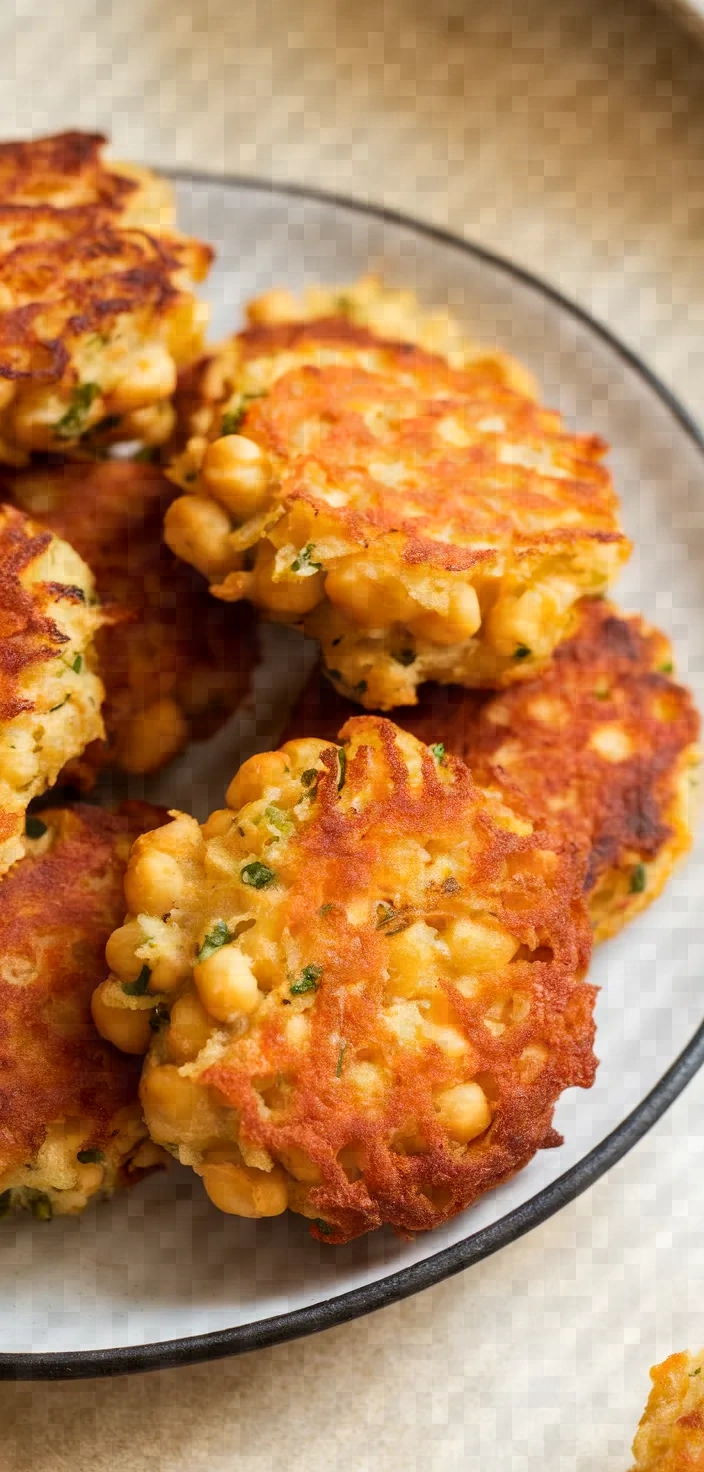 13. Chickpea Fritters