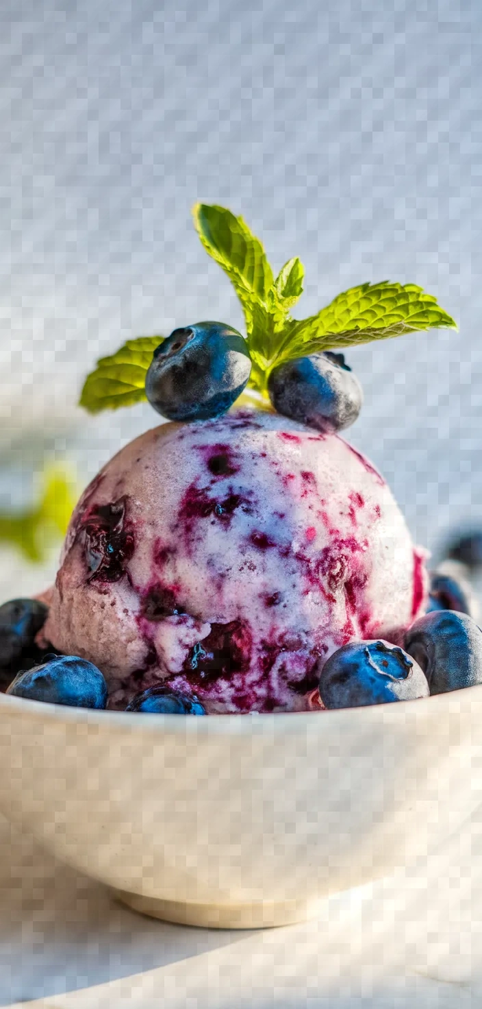 14. Blueberry Sorbet