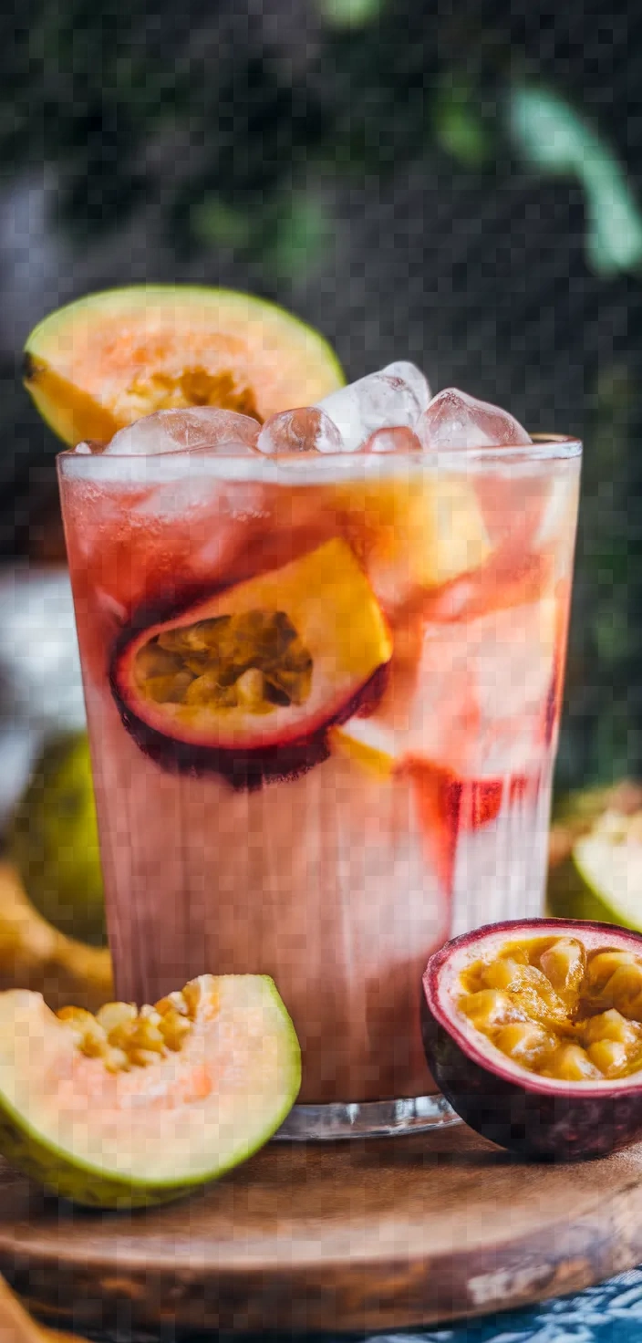 17. Iced Guava Passionfruit Drink
