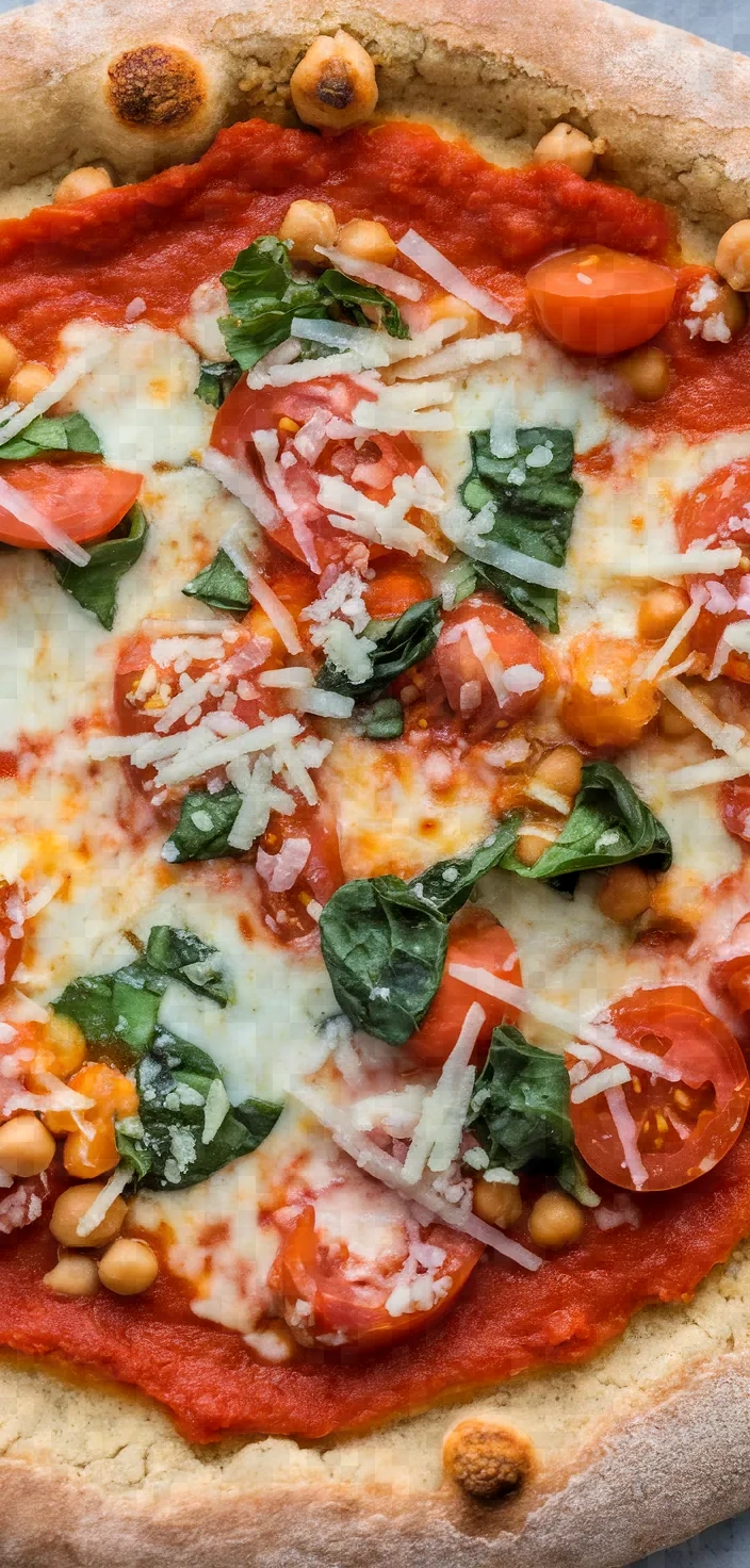 18. Chickpea Pizza Crust