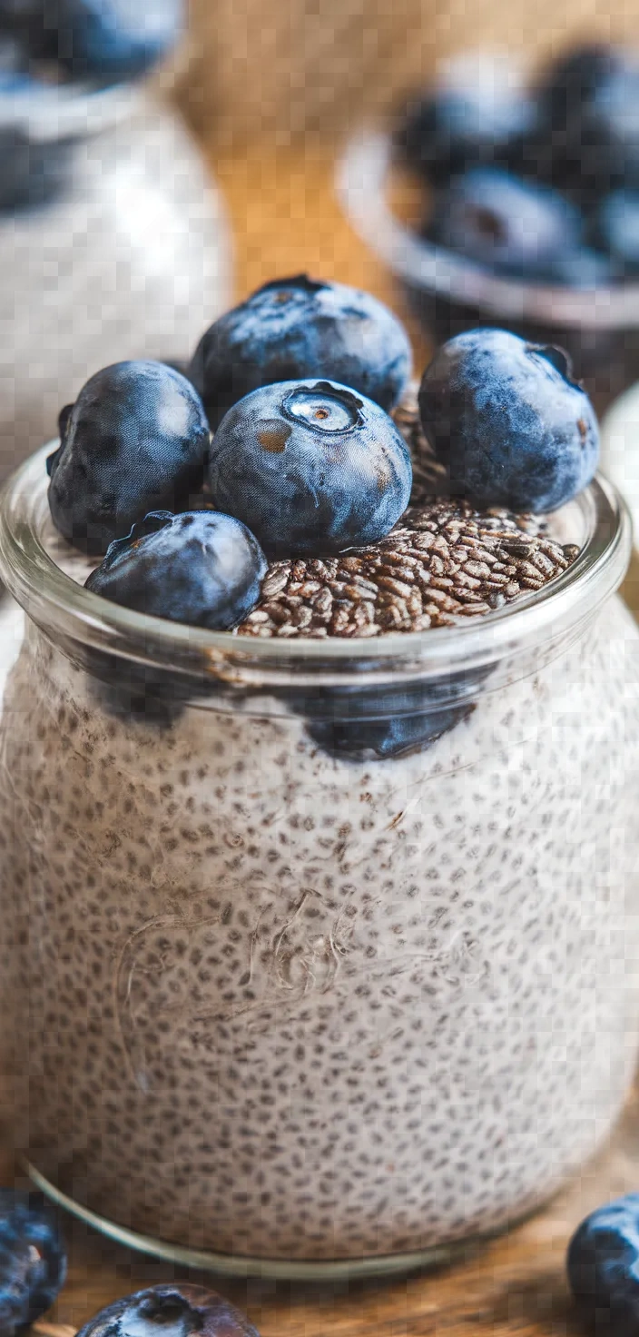 19. Blueberry Chia Pudding