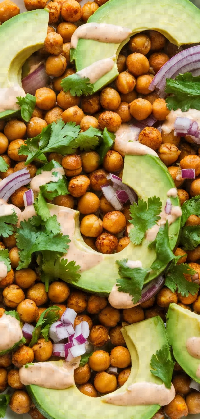 19. Roasted Chickpea and Avocado Salad