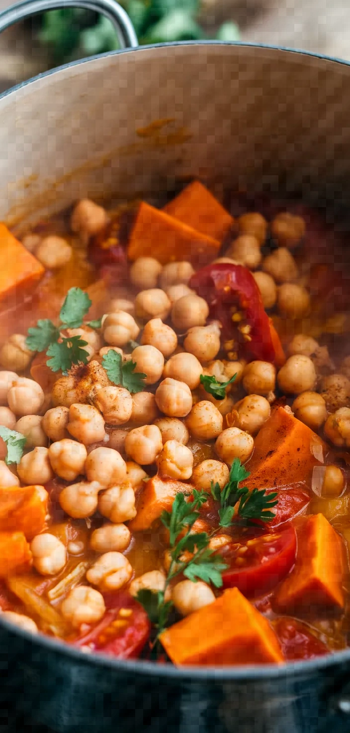 20. Chickpea and Sweet Potato Stew