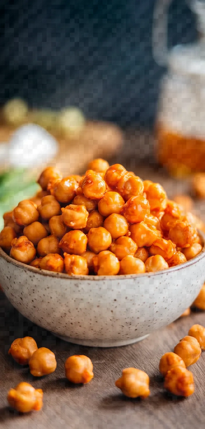23. Spicy Honey-Roasted Chickpeas