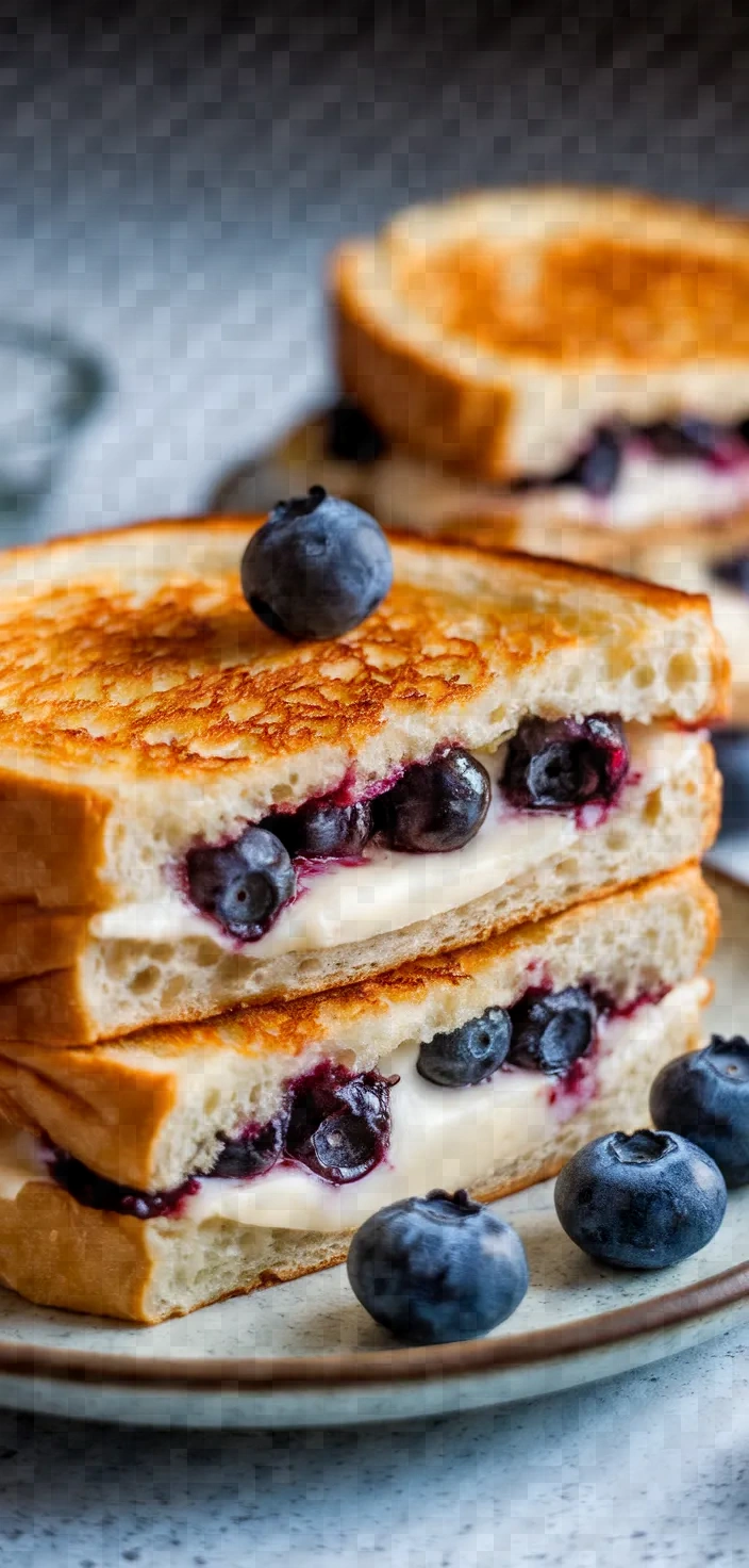 26. Blueberry and Brie Grilled Cheese