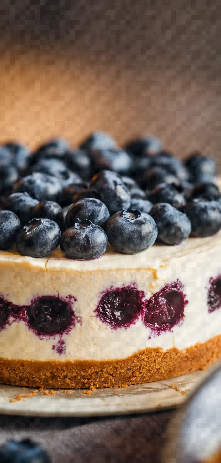 5. Blueberry Cheesecake