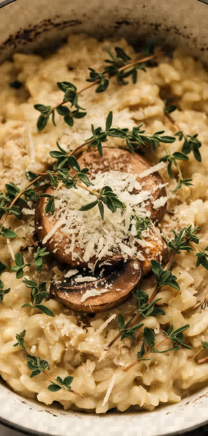 1. Mushroom Risotto