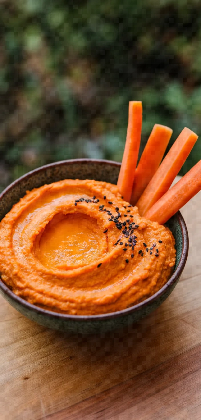 10. Carrot Hummus