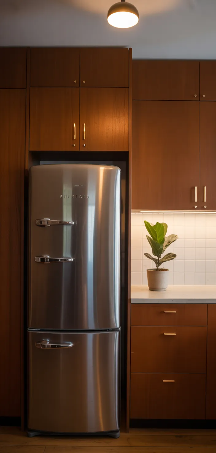 11. Mid-Century Modern Brown Cabinets