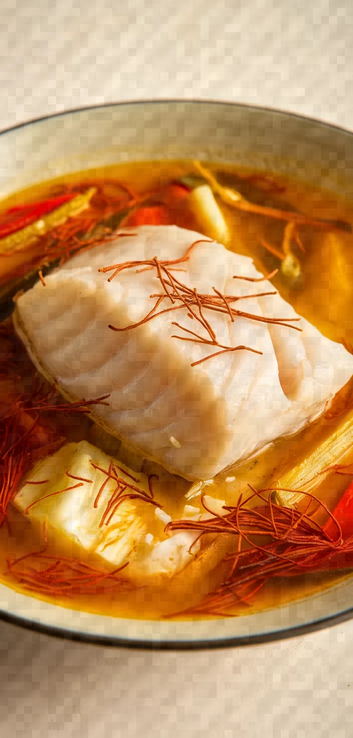 12. Cod in Saffron Broth