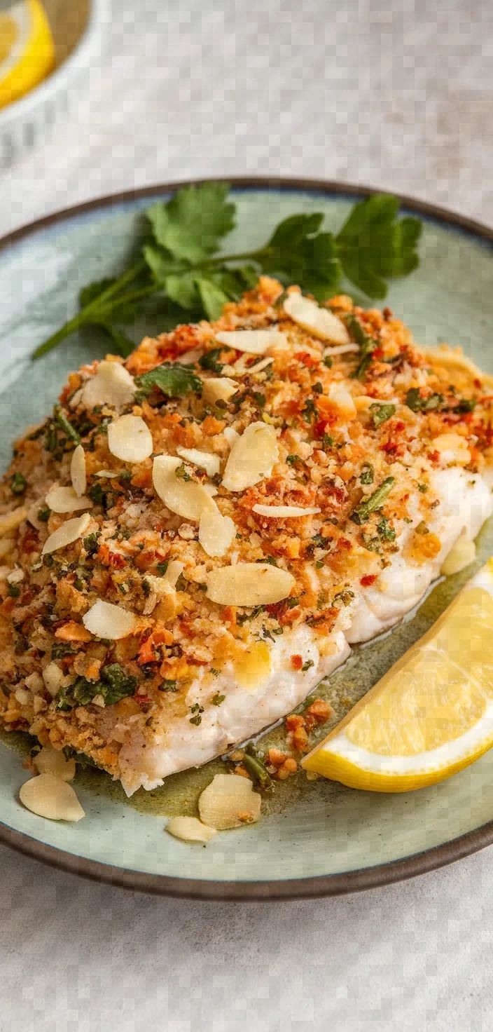 13. Almond Crusted Tilapia