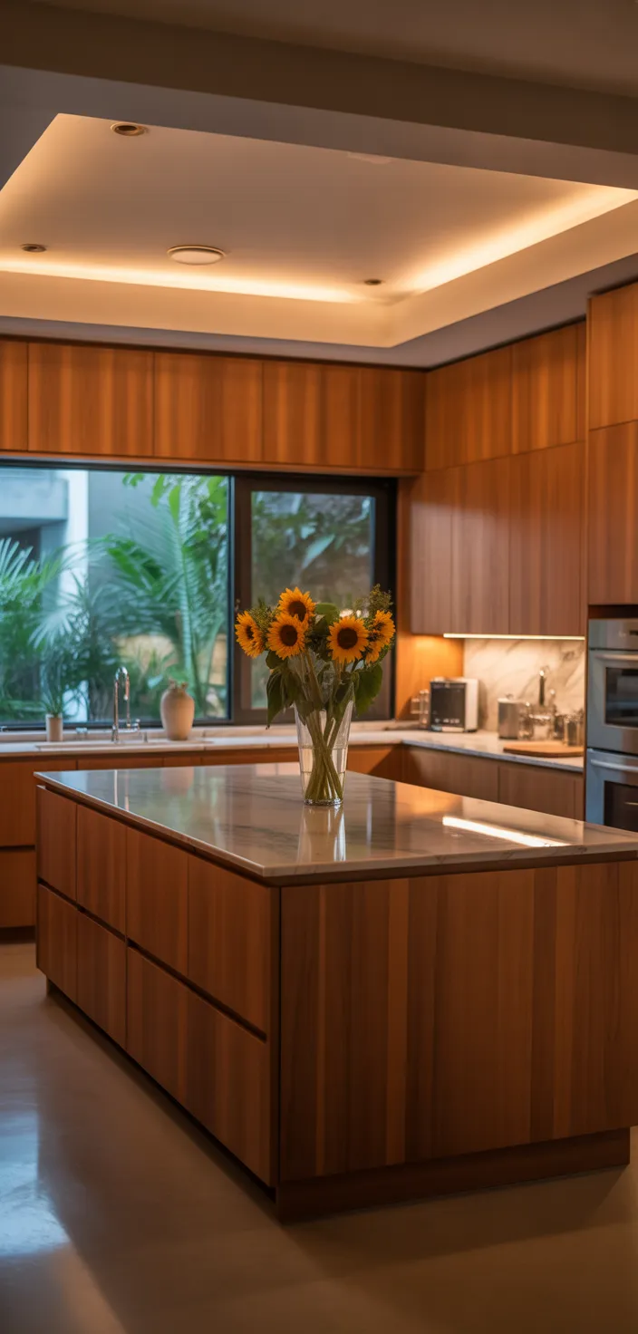 14. Bamboo Brown Cabinets