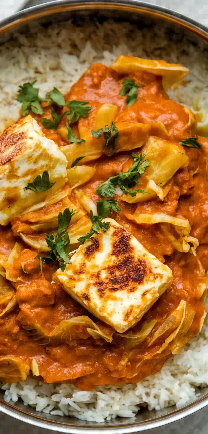 14. Cabbage Paneer Curry