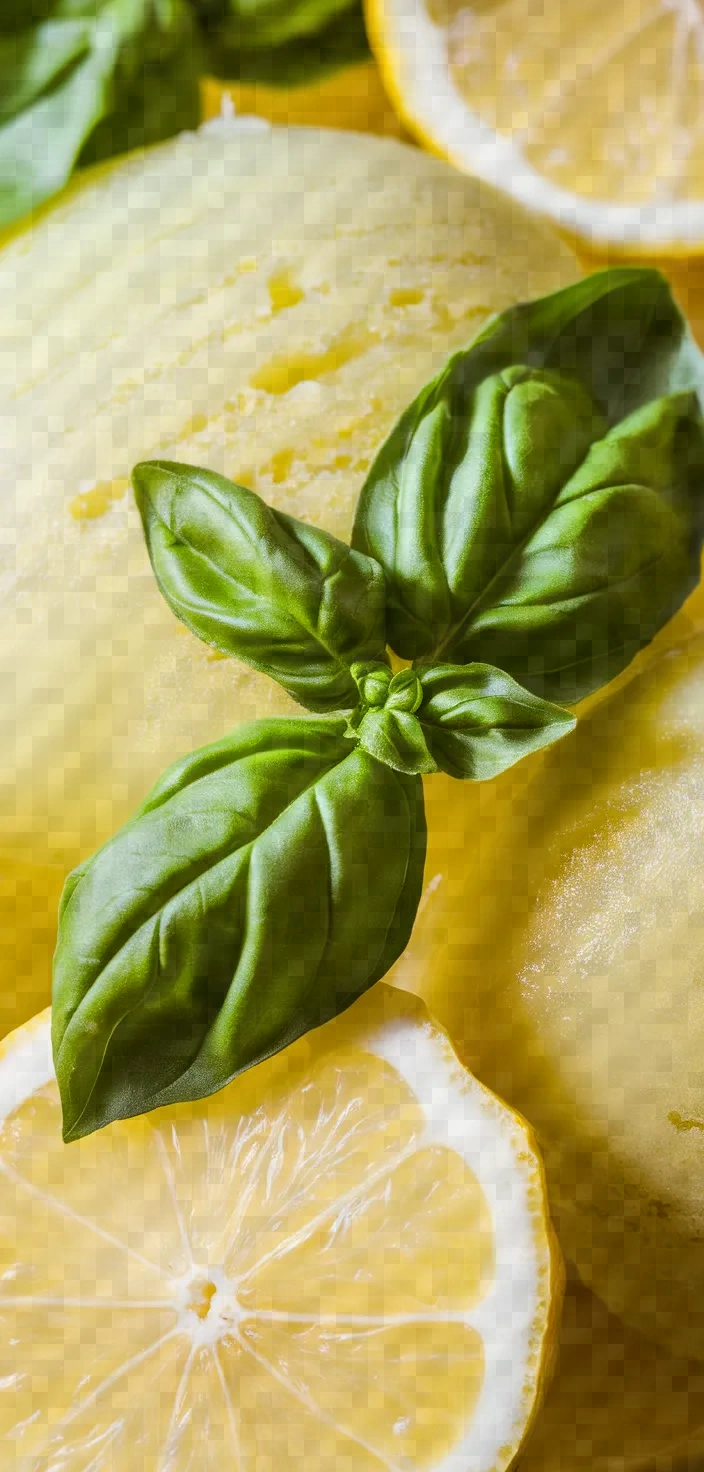 14. Lemon Basil Sorbet