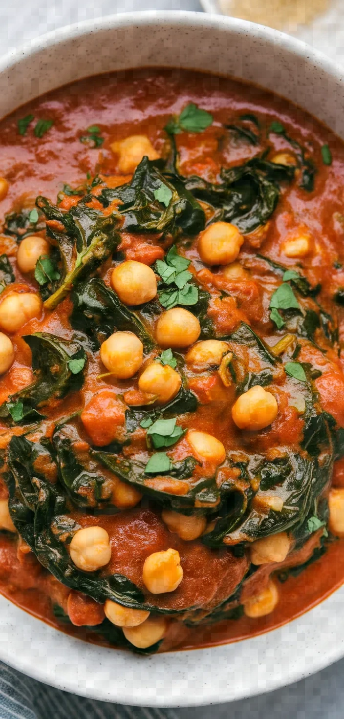 14. Spinach and Chickpea Curry