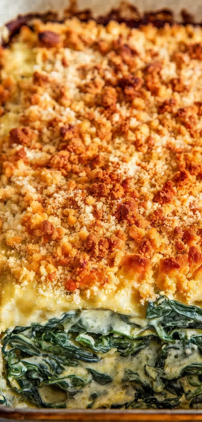 15. Spinach Parmesan Casserole