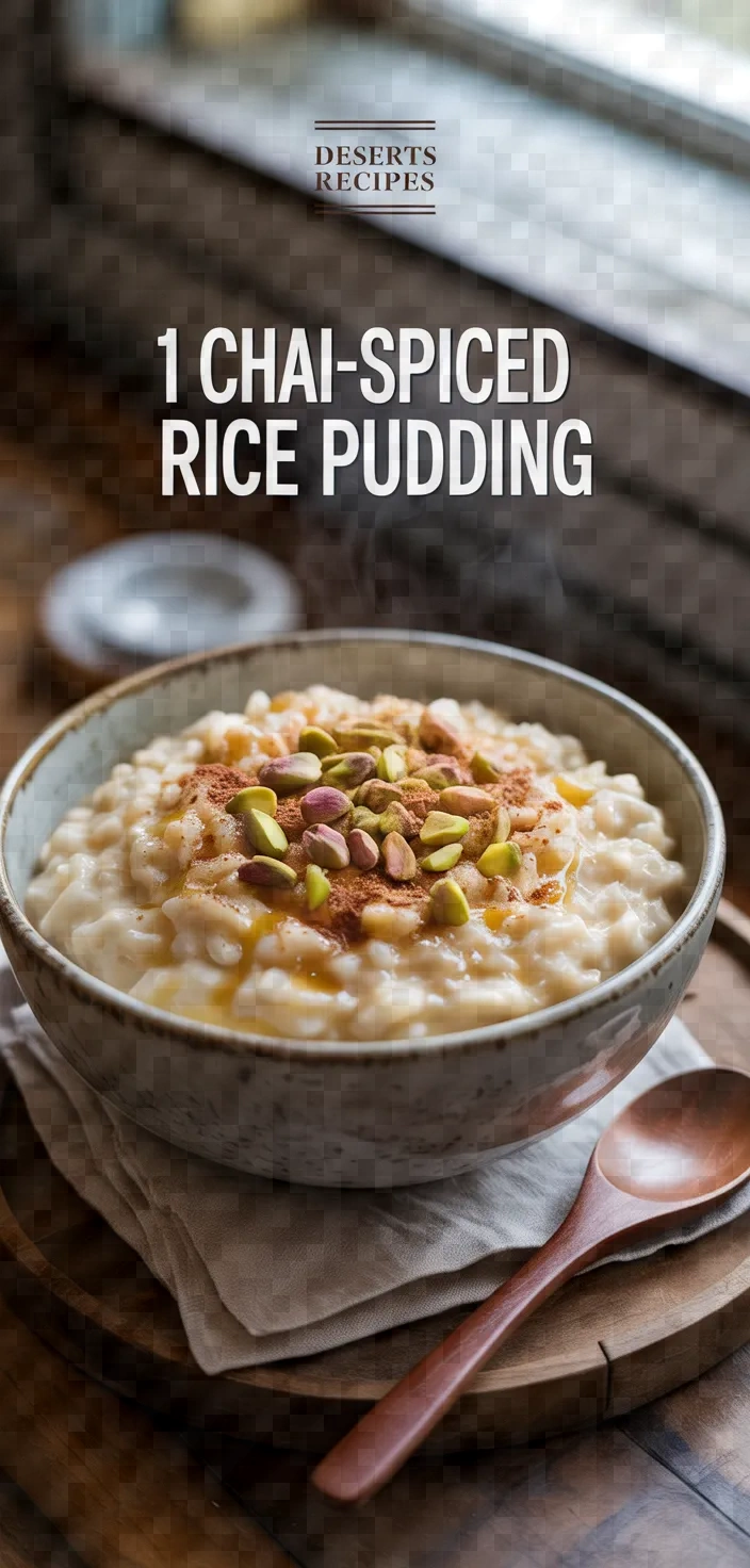 16. Chai-Spiced Rice Pudding