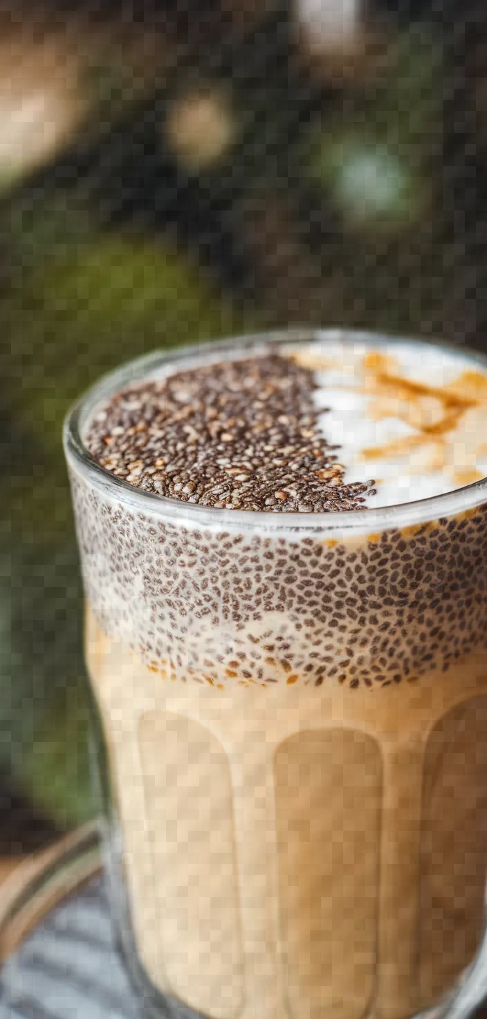 16. Chia Seed Tea Latte