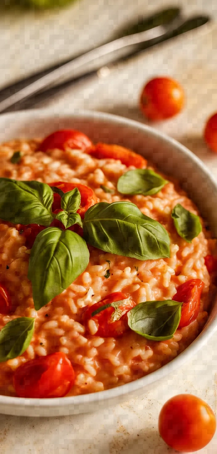 16. Tomato and Basil Risotto