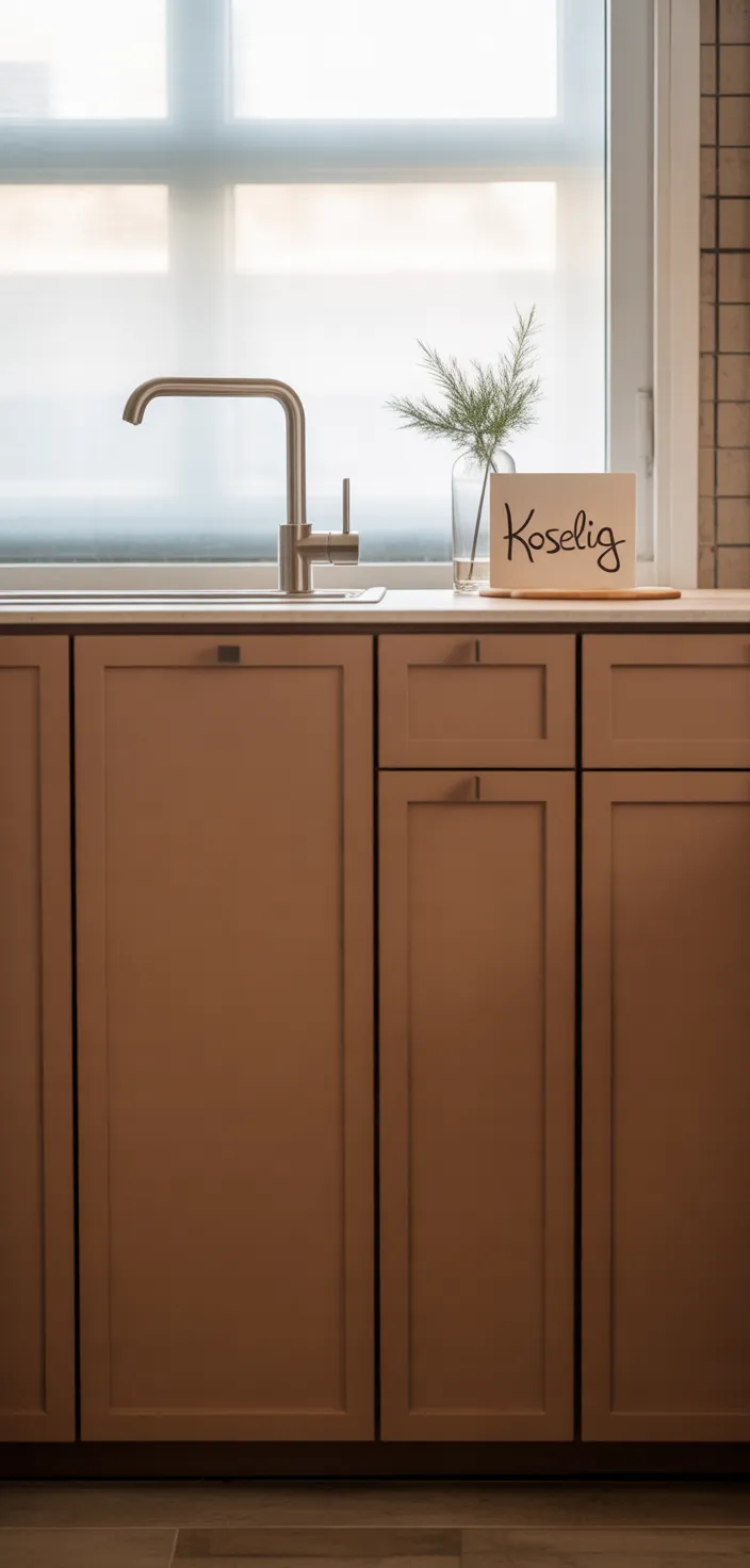 17. Scandinavian Brown Cabinets