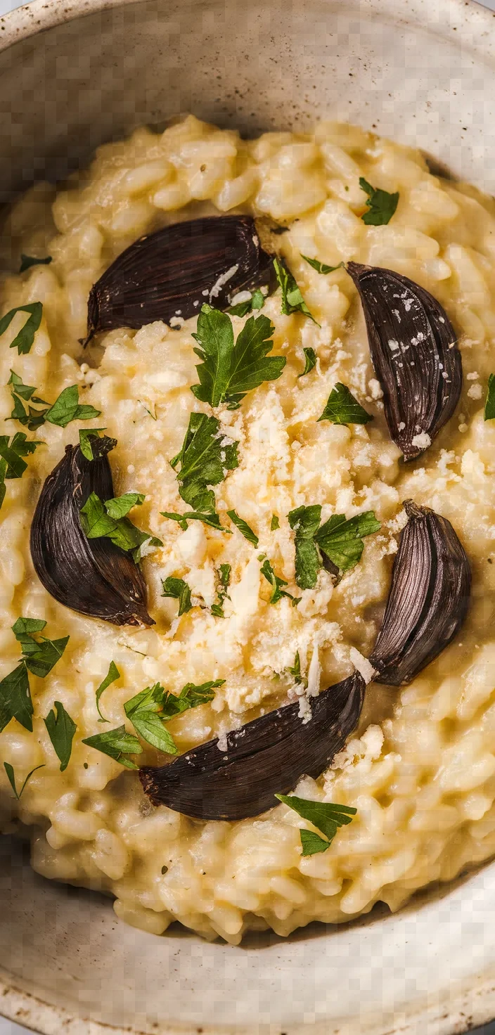 17. Black Garlic Risotto