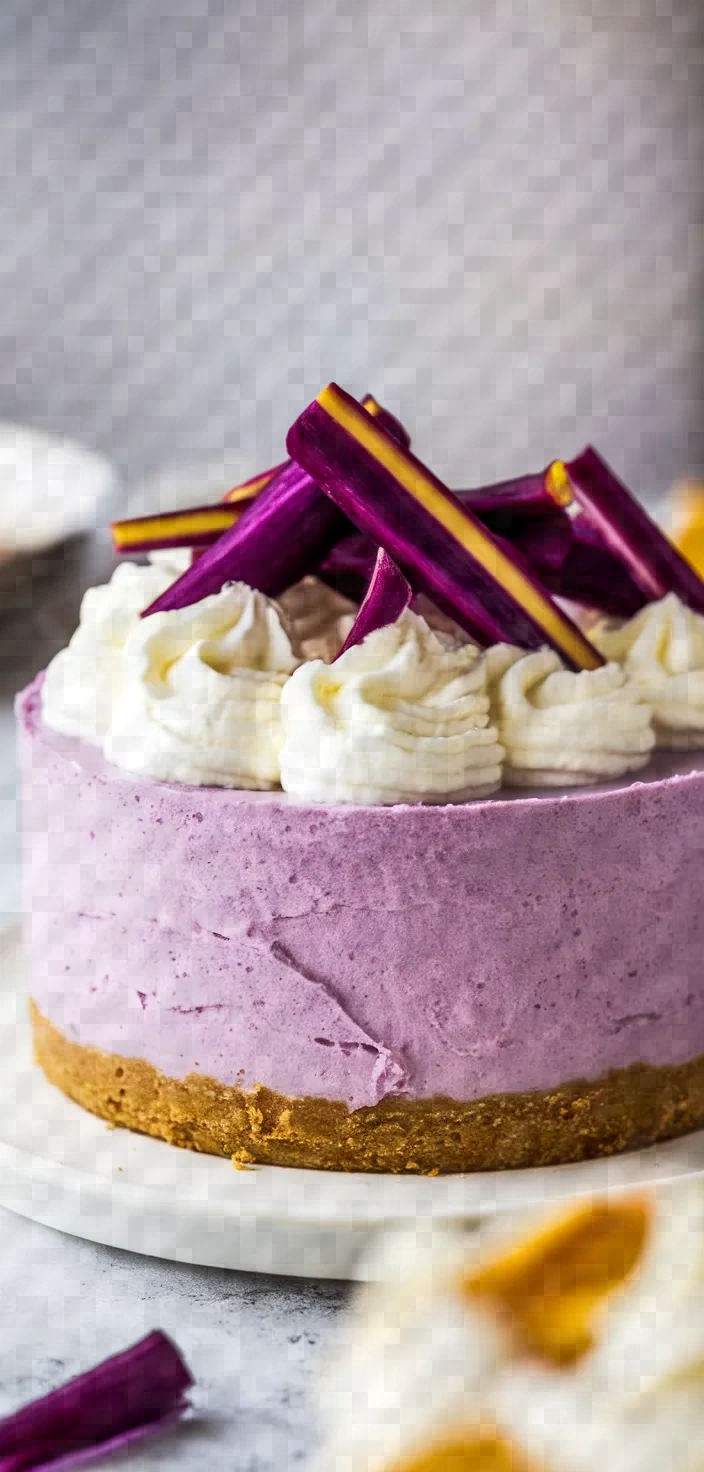 17. Ube Cheesecake