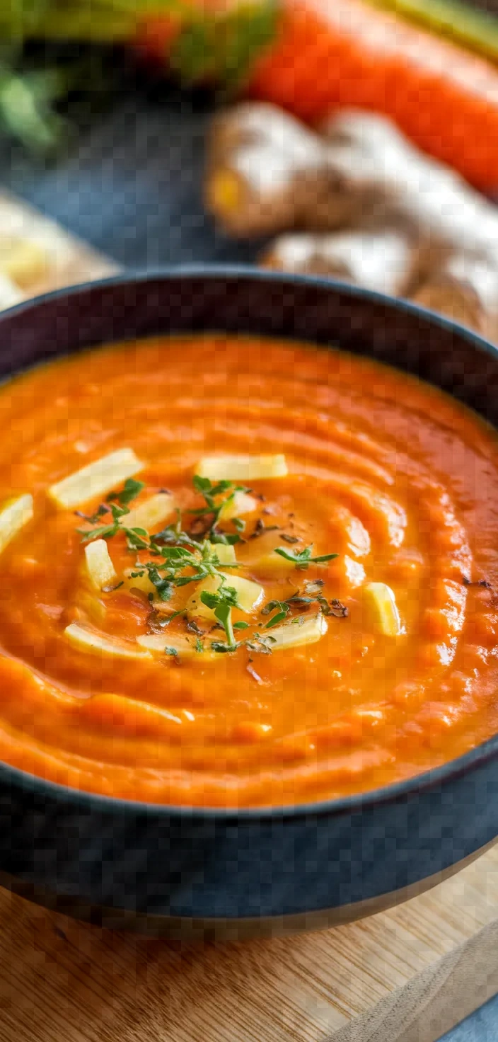 2. Carrot and Ginger Soup