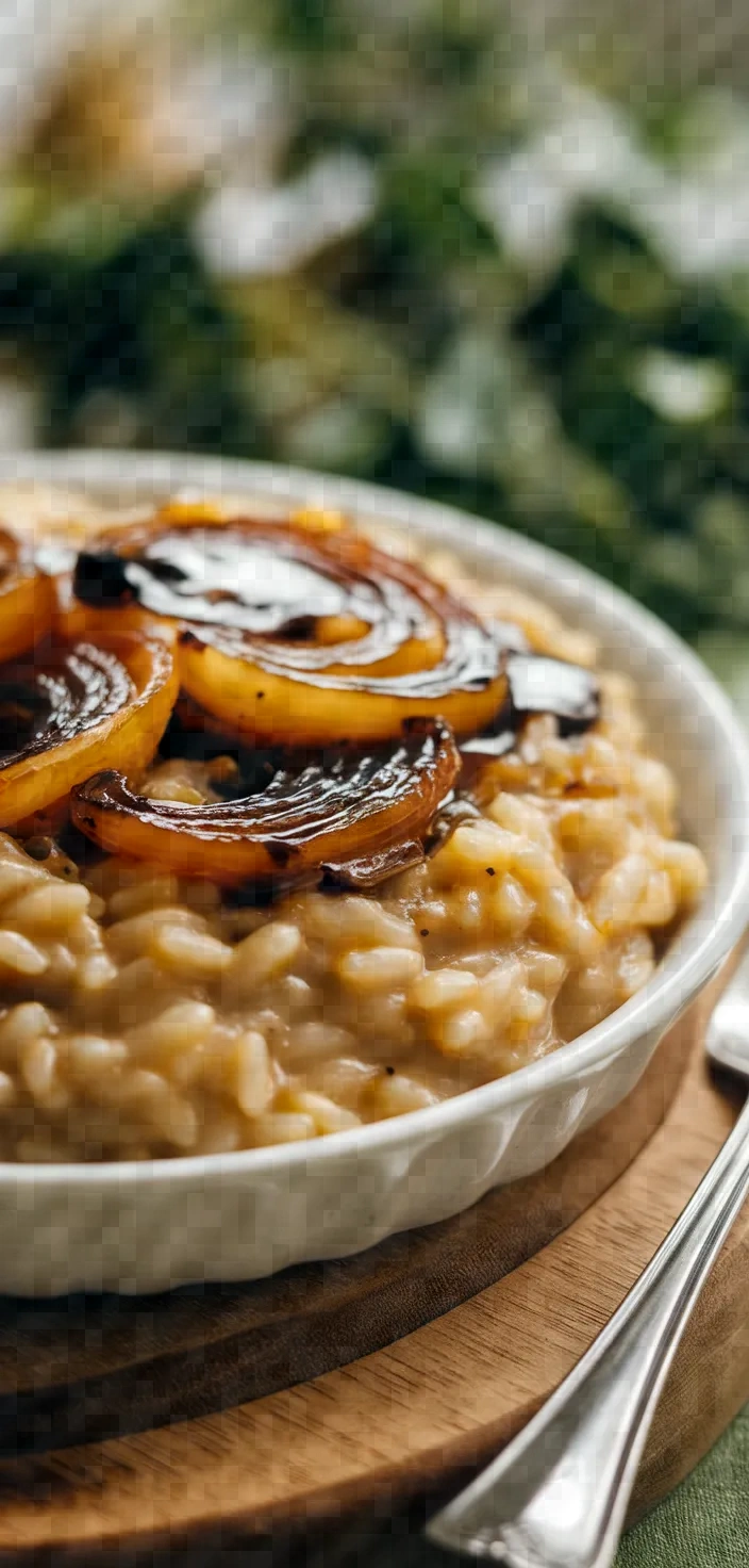 20. Caramelized Onion and Balsamic Risotto