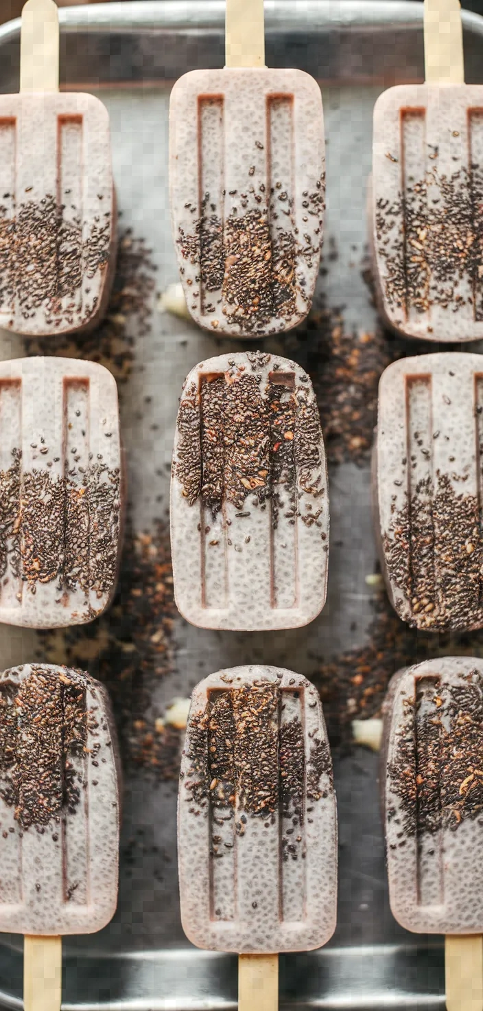 20. Chia Seed Pudding Popsicles