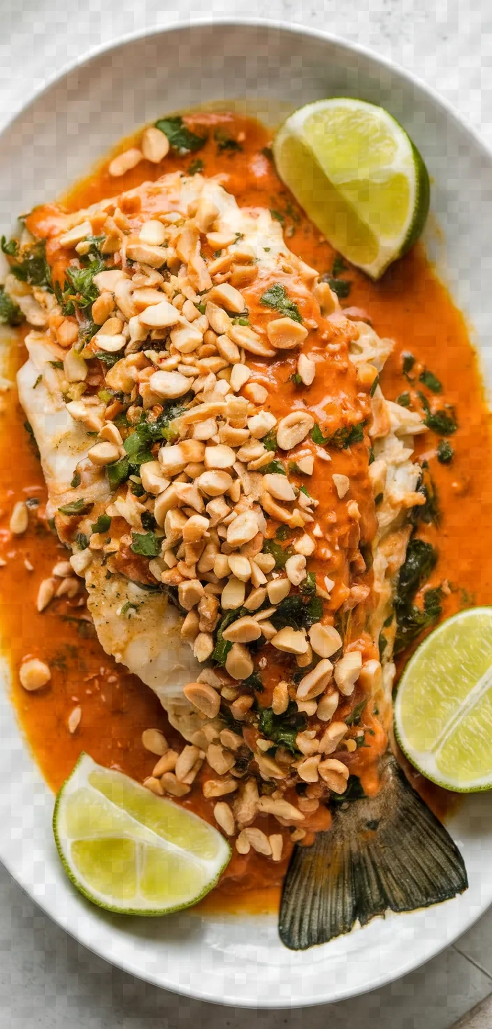 20. Spicy Peanut and Lime Tilapia