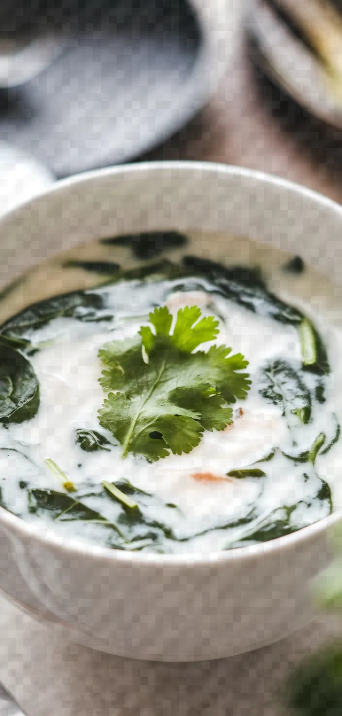 20. Spinach and Coconut Milk Soup