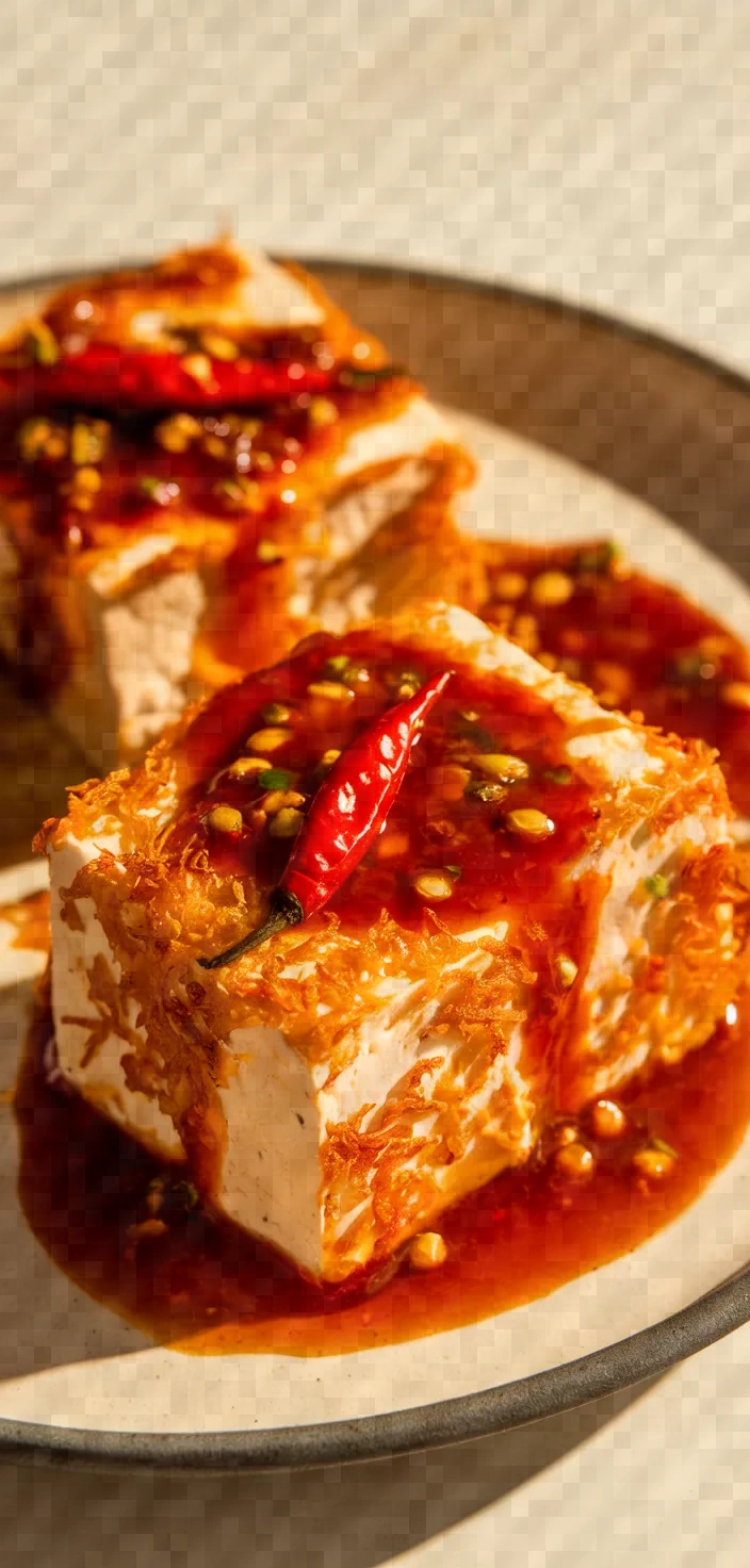 21. Crispy Tofu with Chili