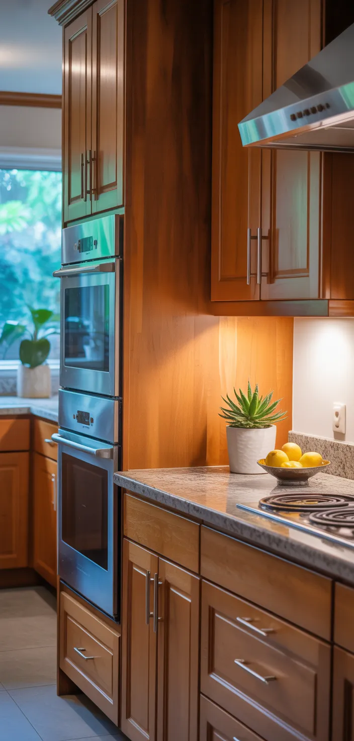 4. Chocolate Glazed Brown Cabinets